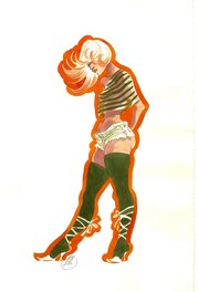 Montse Martín - Girl - Original Illustration