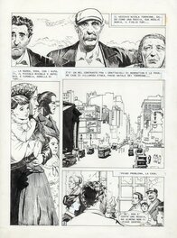 Mauro de Luca - Ritorno al paese - Publication dans le n°4 de Lanciostory de l'année 1987 - Planche originale