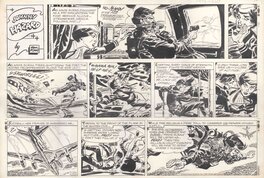 Frank Robbins - Johnny Hazard, Sunday, 21/01/1968 - Planche originale