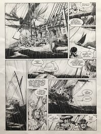 Franck Bonnet - Pirates de Barataria - Planche originale