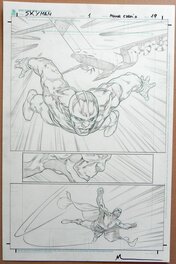 Manuel Garcia - Skyman episode 1 page 19 - Planche originale