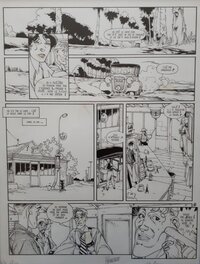 Hugues Labiano - Labiano : Dixie road -Tome 1, page 40 - Planche originale