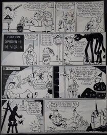 Comic Strip - Suske en Wiske De zwarte madam - La dame en noir