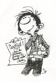 Jean-Pierre Deruelles - Hommage confiné à Franquin - Original Illustration