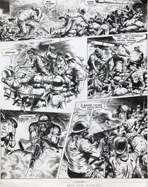 Joe Colquhoun - Charley's War Battle for Fort Vaux - Planche originale