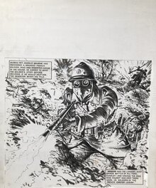 Joe Colquhoun - Charley's War Battle of Verdun cover art - Original Cover