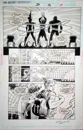 Bill Wylie - Secret Defenders #22 page 21 - Planche originale