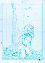 Maxime Garbarini - Dessin de Marvel Girl - Original Illustration