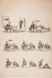 Bob Powell - At the psychiatrist - Planche originale