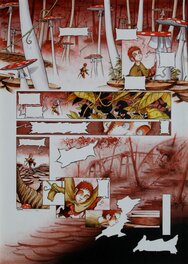 Planche avec les bulles vides. Planche avec les bulles vides.