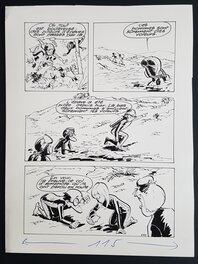 Jean-Paul Dethorey - Clémence Adélaïde de la Ficell - La galère fantôme - planche 17 - Planche originale