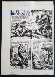 Planche originale - La fille du boucanier - planche 26