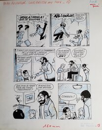 Planche originale - Bibi Fricotin - Une brosse au poil - planche 02