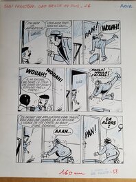 Planche originale - Bibi Fricotin - Une brosse au poil - planche 10