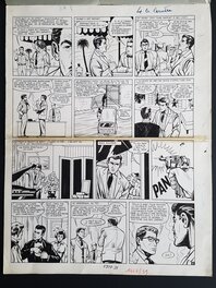 Planche originale - Les belles histoires de l'oncle Paul - Le sous-marin se cachait dans un parc - planche