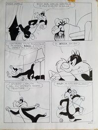 unknown - Titi et gros Minet - Le grand menage - planche 06 - Comic Strip