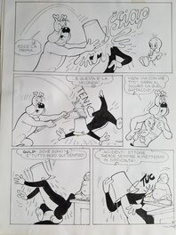 unknown - Titi et gros Minet - Le grand menage - planche 09 - Comic Strip