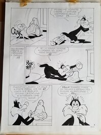 unknown - Titi et gros Minet - Le grand menage - planche 10 - Comic Strip