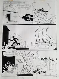 unknown - Titi et gros Minet - Le grand menage - planche 12 - Planche originale