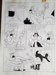 unknown - Titi et gros Minet - Le grand menage - planche 13 - Comic Strip