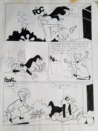 unknown - Titi et gros Minet - Le grand menage - planche 14 - Planche originale