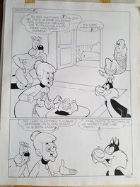 unknown - Titi et gros Minet - Le grand menage - planche 15 - Comic Strip