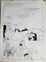 Titi et gros Minet - Le grand menage - planche 16