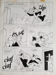 unknown - Titi et gros Minet - Le grand menage - planche 02 - Comic Strip