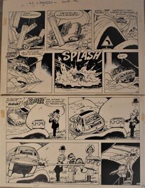 Jean-Claude Fournier - Spirou l'ankou - Planche originale