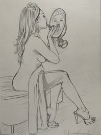 Giovanna Casotto - Autoportrait - Original Illustration