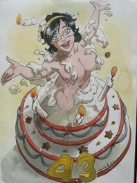 Vincenzo Cucca - Anniversaire - Illustration originale