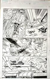 John Romita Jr. - World War Hulk #3 - Hulk Play Tank Tennis! - Planche originale