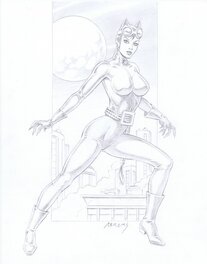 Paul Abrams - Catwoman par Abrams - Original Illustration