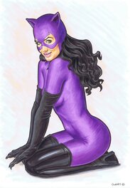 Peter Cleary - Catwoman par Cleary - Original Illustration