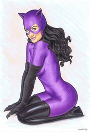 Peter Cleary - Catwoman par Cleary - Illustration originale