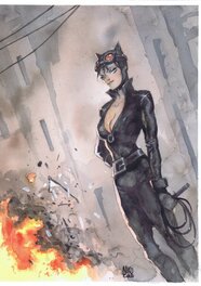 Niko Henrichon - Catwoman par Henrichon - Original Illustration