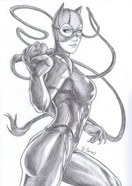 Gustavo Izumi - Catwoman par Izumi - Illustration originale