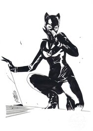 Stefano Landini - Catwoman par Landini - Original Illustration