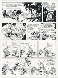 Marc Hardy - Pierre Tombal Gag 424 - Planche originale