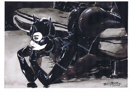 Tamie Gadelha - Catwoman par Gadelha - Illustration originale
