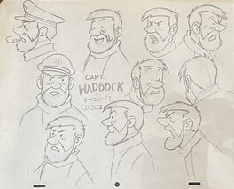 Hergé - Tintin ( Capitaine Haddock) - Comic Strip