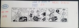 Paul Coutant - Illustration Tele 7 jeux - Draguer en vacances - Planche originale