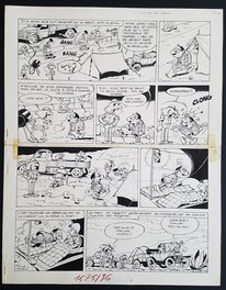 Francis - Marc Lebut et son voisin - L'homme des vieux - planche - Planche originale