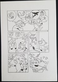 Virginie Vertonghen - La vavache et Spirou - planche - Planche originale