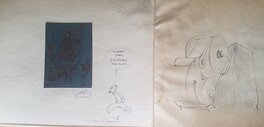 Al Severin - Plaque d'ex-libris et illustration - crayonne - Original Illustration