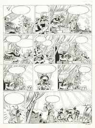 Eddy Ryssack - Colin Colas "L'appel des Tam-Tams" Planche 40 - Planche originale