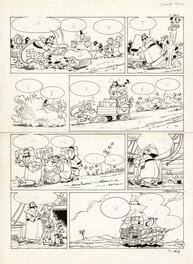 Eddy Ryssack - Colin Colas "L'île aux trésors" Planche 44 - Planche originale