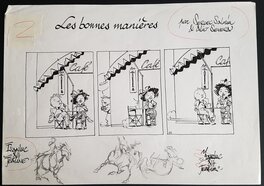 Les bonnes manières - strip pour une planche