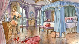 Lounis Chabane - Negresco - Original Illustration