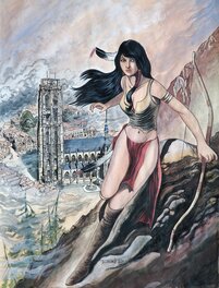 Illustration realisée a très grand format pour une affiche